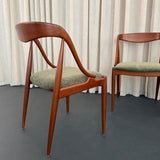 Scandinavian Modern Teak Dining Chairs By Johannes Andersen