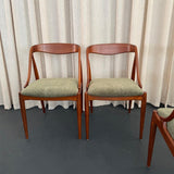 Scandinavian Modern Teak Dining Chairs By Johannes Andersen