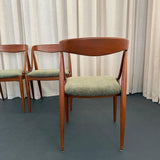 Scandinavian Modern Teak Dining Chairs By Johannes Andersen