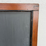 Early 20th Century Large Schoolhouse Oak Framed Slate Chalkboard
