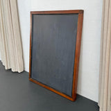 Early 20th Century Large Schoolhouse Oak Framed Slate Chalkboard