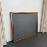 Early 20th Century Large Schoolhouse Oak Framed Slate Chalkboard
