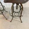Pair Of Industrial Drafting Stools By Toledo Metal Furniture Co