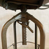Pair Of Industrial Drafting Stools By Toledo Metal Furniture Co