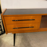 Midcentury Modern Ash And Laminate Console Credenza