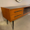 Midcentury Modern Ash And Laminate Console Credenza