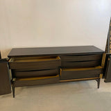 Ebonized Mahogany Concealed Dresser By Paul McCobb, Irwin Collection Calvin