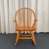 American Mid-Century Craftsman Continuous Bow Rocking Chair