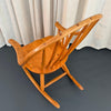 American Mid-Century Craftsman Continuous Bow Rocking Chair