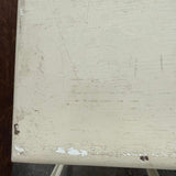 Antique Steel Apothecary Medicine Cabinet With Mirror