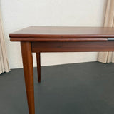 Scandinavian Modern Rosewood Extension Dining Table