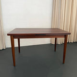 Scandinavian Modern Rosewood Extension Dining Table