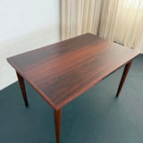 Scandinavian Modern Rosewood Extension Dining Table