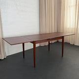 Scandinavian Modern Rosewood Extension Dining Table