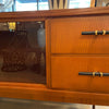 Midcentury Modern Ash And Laminate Console Credenza