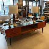 Midcentury Modern Ash And Laminate Console Credenza