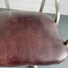 Industrial MId-Century Aluminum Leather Office Desk Chair By GoodForm