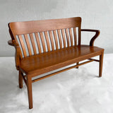 Industrial Oak Court Bench