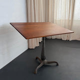 Early 20th Century Industrial Chestnut And Cast Iron Drafting Table