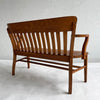 Industrial Oak Court Bench