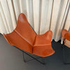 Pair Of Leather Butterfly Chairs By Jorge Ferrari-Hardoy For Knoll