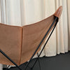 Pair Of Leather Butterfly Chairs By Jorge Ferrari-Hardoy For Knoll