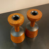 Scandinavian Modern Rosewood Candleholders By Laurids Lonborg