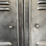 Industrial Brushed Steel Factory Lockers By Hart & Hutchinson Co.
