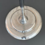 Art Deco Freestanding Double Pole Chrome Garment Rack