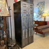 Industrial Brushed Steel Factory Lockers By Hart & Hutchinson Co.