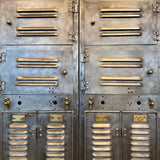 Industrial Brushed Steel Factory Lockers By Hart & Hutchinson Co.
