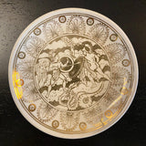 Set of 5 Piero Fornasetti Mitologia Gilt Porcelain Plates, Italy