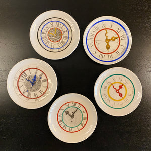 Italian Mid-Century Modern Petite Clock Plates