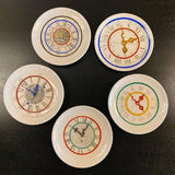 Italian Mid-Century Modern Petite Clock Plates