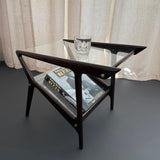 Pair Of Italian Mid-Century Modern Magazine Rack Side Tables By Ico Parisi