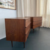 Pair Of Mid-Century Modern Walnut Dressers By Mel Smilow