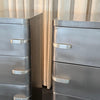 Streamlined Machine Age Brushed Steel Dresser By Norman Bel Geddes