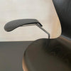 Arne Jacobsen Black Series 7 Swivel Adjustable Armchair Model 3217 Fritz Hansen