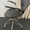 Arne Jacobsen Black Series 7 Swivel Adjustable Armchair Model 3217 Fritz Hansen