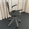 Arne Jacobsen Black Series 7 Swivel Adjustable Armchair Model 3217 Fritz Hansen
