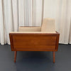 Mid-Century Modern Walnut Case Armchair By Mel Smilow