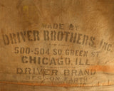 Driver Brothers "Mental Marvel" Folk Art Sideshow Circus Banner