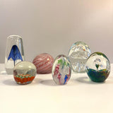 Artisan-Made Hand-Blown Art Glass Paperweights