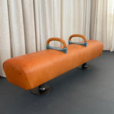 Custom Industrial Leather Gymnasium Pommel Horse Bench