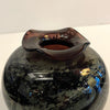Petite Variegated Hand-Blown Art Glass Vase