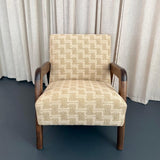 Early Mid-Century Modern Thonet Armchair Attributed To Russel Wright