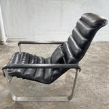 Ilmari Lappalainen "Pulkka" Adjustable Lounge Chair and Ottoman