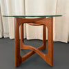Mid-Century Modern Walnut "Bowtie" End Tables By Adrian Pearsall