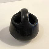 Petite Handmade Native American Black Ceramic Vessel