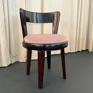 Mid-Century Modern Vanity Swivel Stool By Edward Wormley For Drexel
